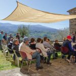 Un momento della conferenza di olearie