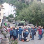 un momento artistico musicale durante la festa